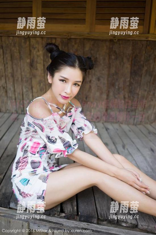 MiStar魅妍社 - 看Jenny佳妮的白丝作品，光这个原图就够我在脑海里循环一百遍。